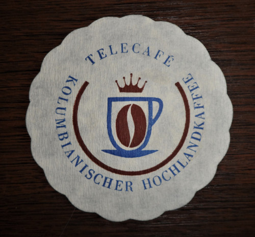 Papírová ROZETKA na podšálek • Telecafé