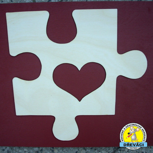 DEKORAČNÍ MAXIPUZZLE 26 cm x 27,5 cm KV0170 b