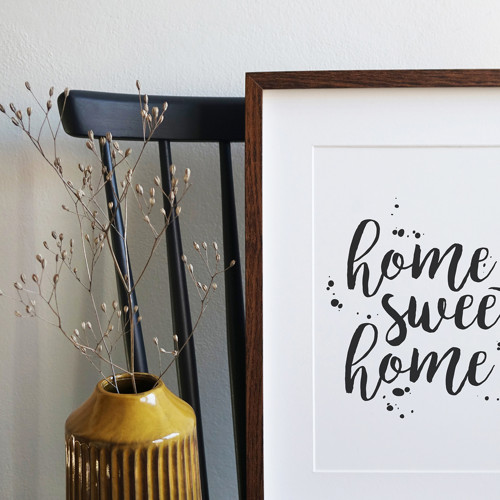 Plakát Home sweet home 30x40cm