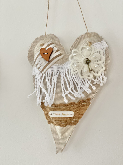 Srdce - shabby chic