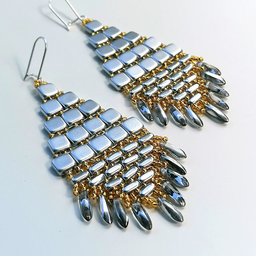 Only Gold&Silver-Boho Dangle Beaded Earrings