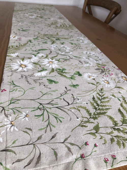 Ubrus - Louka na lnu 132/32 cm