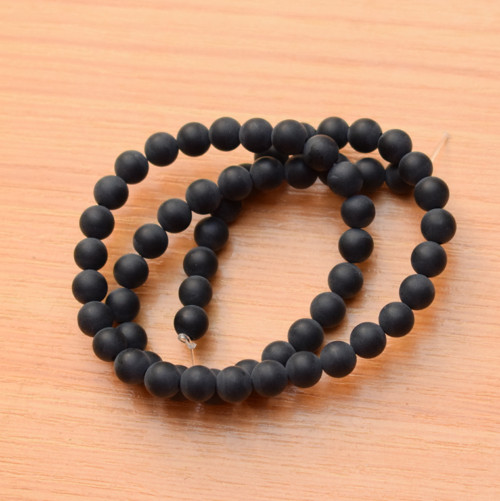 Onyx 6 mm - 4 kusy - mat