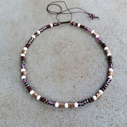 Copper Star Choker Necklace