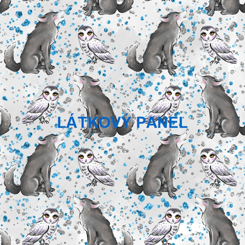 Bavlněný panel 25 x 25cm VLCI