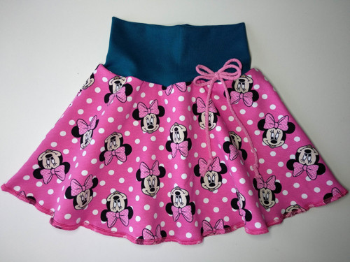 Sukýnka Minnie růžová — foto 1