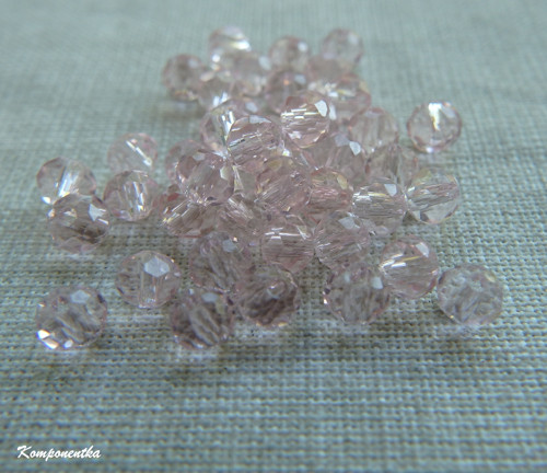 Skleněné korálky broušené 3x4mm 20kusů