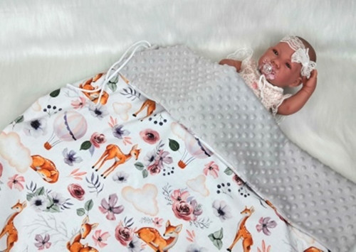 Nepadací letní deka plátno a minky - různé druhy