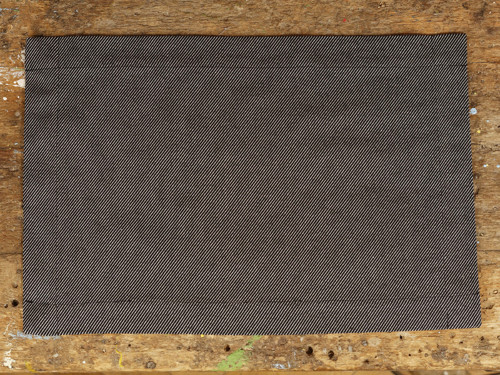 Prostírání - Jacquard twill black, 2ks/bal
