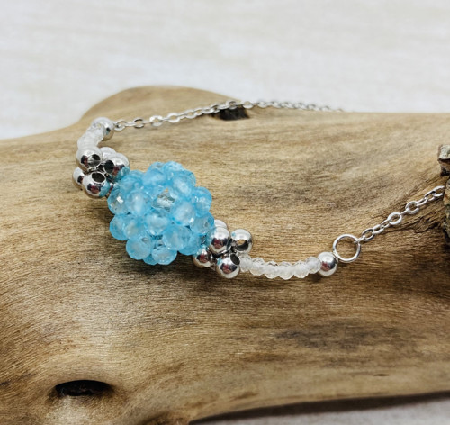 AG NÁHRDELNÍK - BROUŠENÝ TOPAZ - 082965