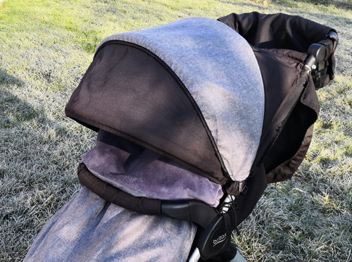 Sluneční clona na stříšky britax - různé druhy