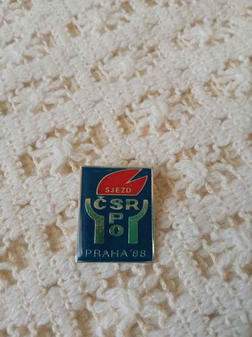 Odznak - SJEZD ČSR PO