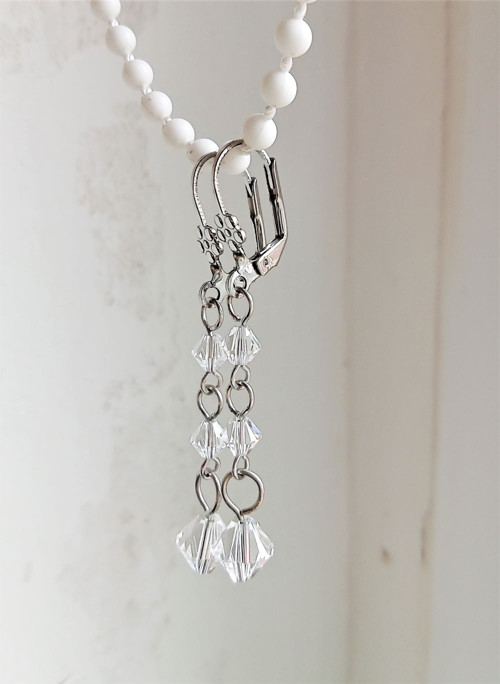 Náušnice ze sluníček Swarovski