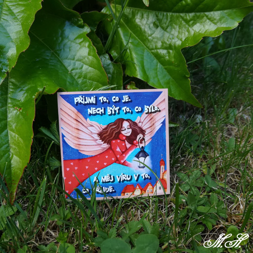 Přijmi to, co je... - magnetka - anděl s lucernou