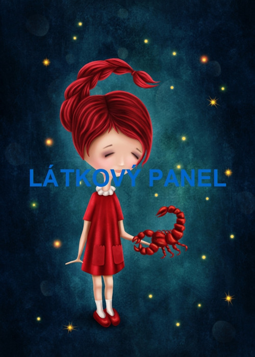 Bavlněný panel Štír 7x10 cm - skladem — foto 1