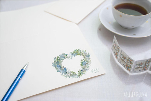 Dopisní sada & monogram *Něha* — foto 1