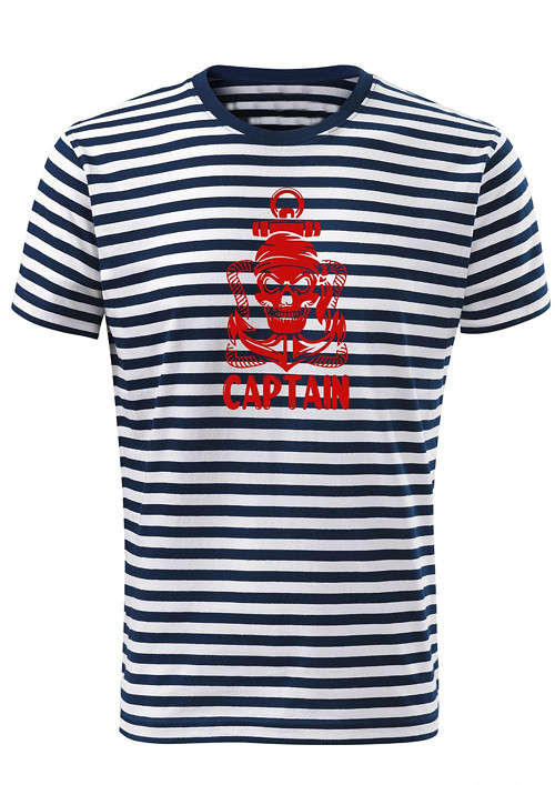 Pánské pruhované tričko "Sailor" - CAPTAIN