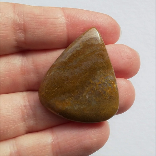 Jaspis 154 kabošon 36 x 30 x 6 mm