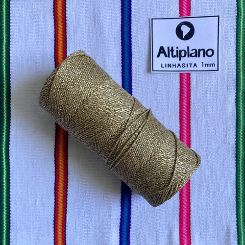 LINHASITA 1,2mm OURO celá cívka (zlatá)