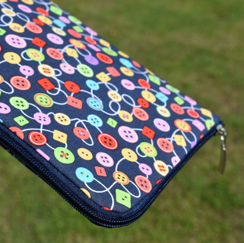 Obal na tablet - Veselé knoflíčky na přání — foto 1