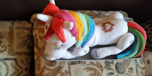 Duhový UNICORN jednorožec