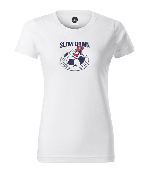 Tričko Slow Down Lady — foto 1