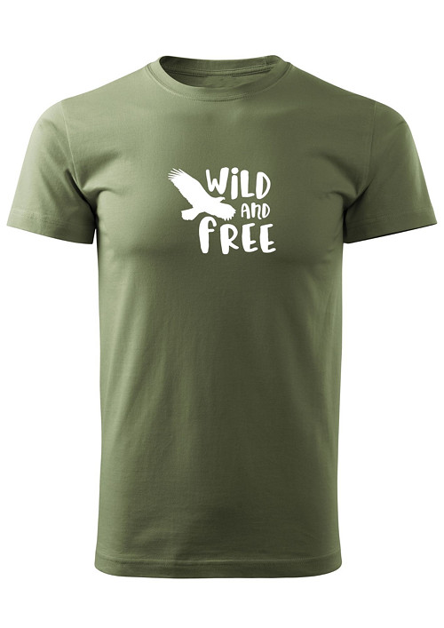 Pánské tričko "Wild and Free"