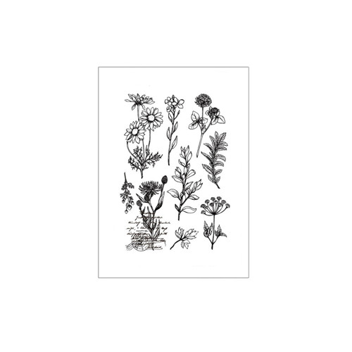Silikonová razítka - Herbs B