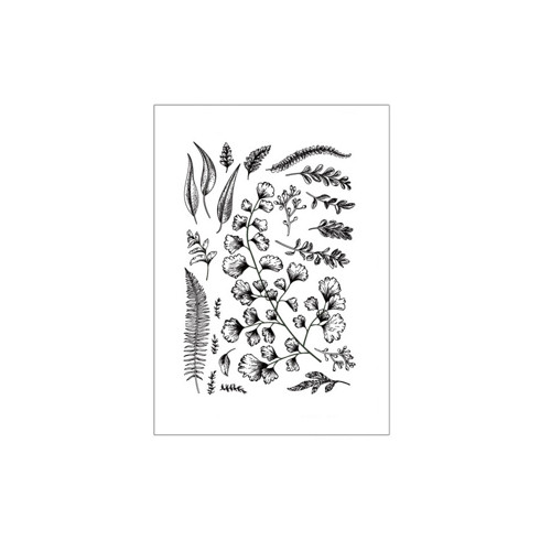 Silikonová razítka - Herbs E