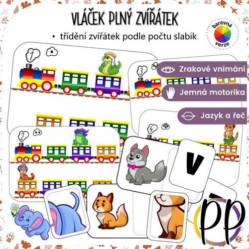 Vláček plný zvířátek (PDF)