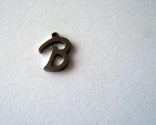 Přívěšek - písmeno B 11,5x11mm