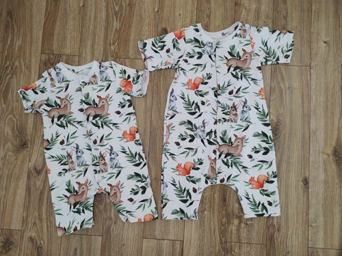 Letní overal - sourozenecký set