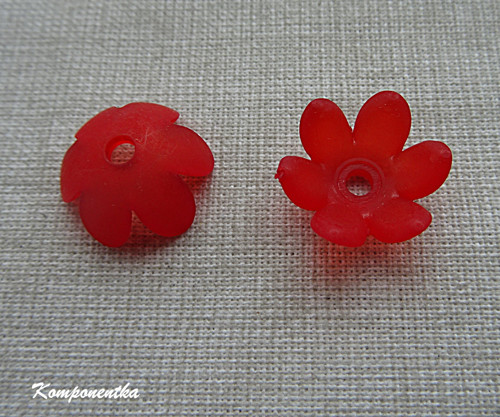 Akrylové kvítky 6x13mm 4kusy