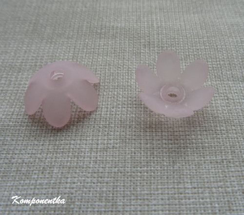 Akrylové kvítky 6x13mm 4kusy