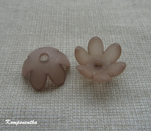 Akrylové kvítky 6x13mm 4kusy
