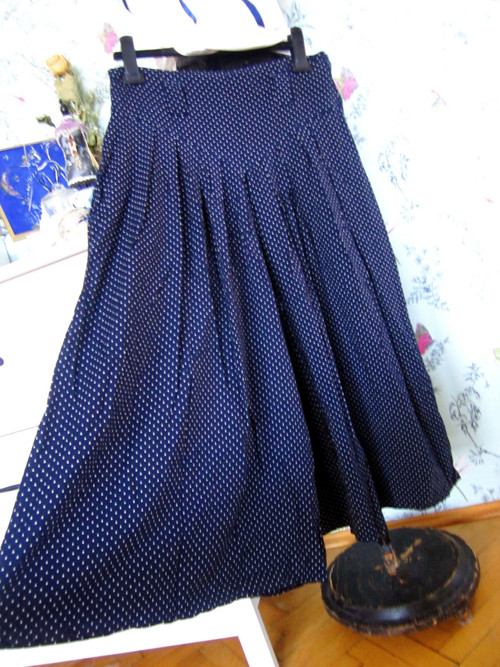 Cullotes chic modré s puntíčky — foto 1