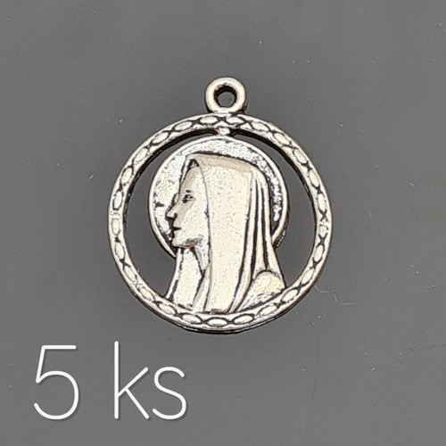 Panna Marie 25x22 mm, 5 ks