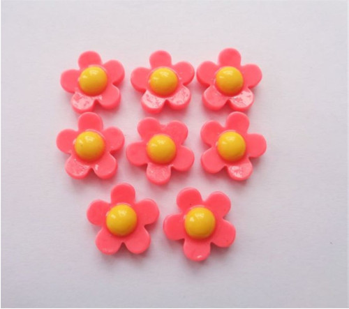 Plast kytička 17x7mm/8 kusů