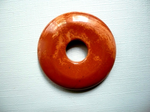 Donut 30 mm - jaspis červený, č.32f