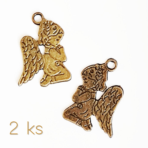 Andělíček opatrovník 23x17 mm, 2 ks