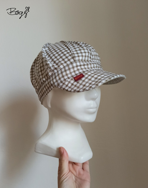 Dětská plátěná bekovka, mini kostička 50-52cm