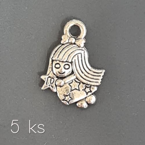 Anděl - holčička 20x10 mm, 5 ks — foto 1