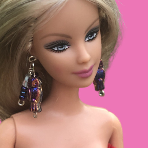 Náušnice pro Barbie - Sova 1 — foto 1
