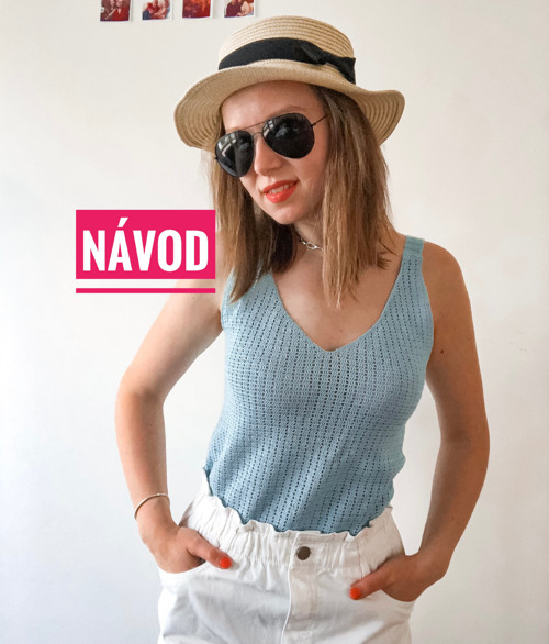 Návod na háčkovaný top tílko pro všechny velikosti