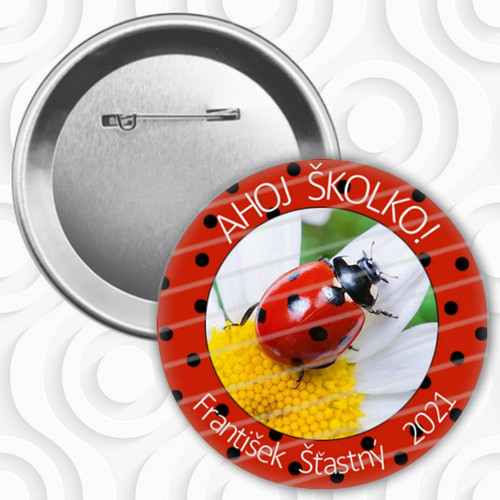 Placka/button - motiv na přání