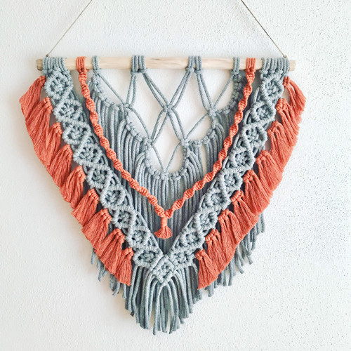 Nástěnná macrame dokorace