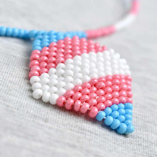 "Trans Pride" náhrdelník