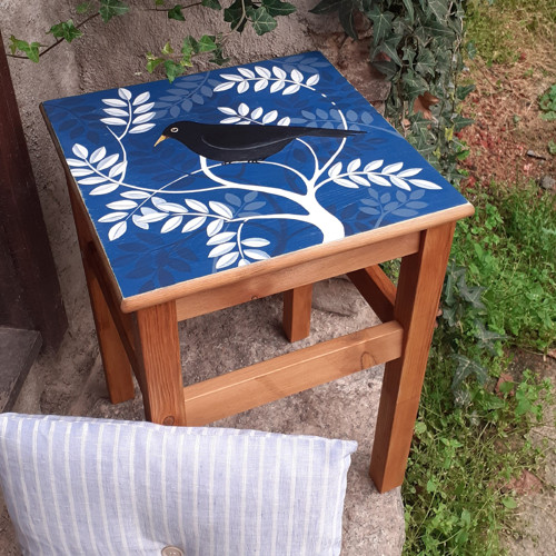 ,,Kos,, - malovaná stolička 4. — foto 1