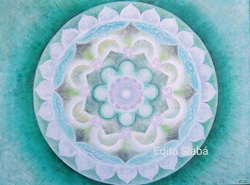 Mandala Klid v duši - remalba