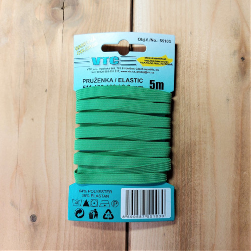 Pruženka 6,6 mm světle zelená — foto 1